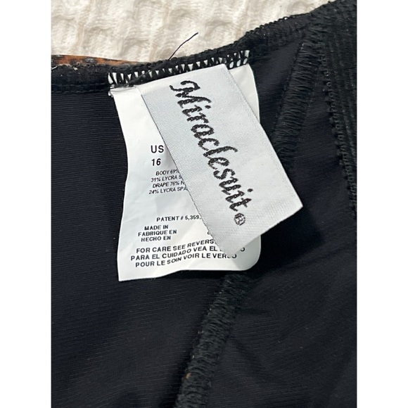 Miraclesuit Swimsuit Women’s 16 Brown Black Animal Print Oceanus One Piece - Picture 12 of 14